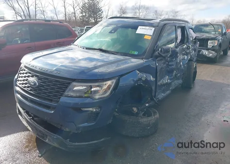 2019 Ford Explorer Sport from USA, damaged, VIN 1FM5K8GT9KGA85022